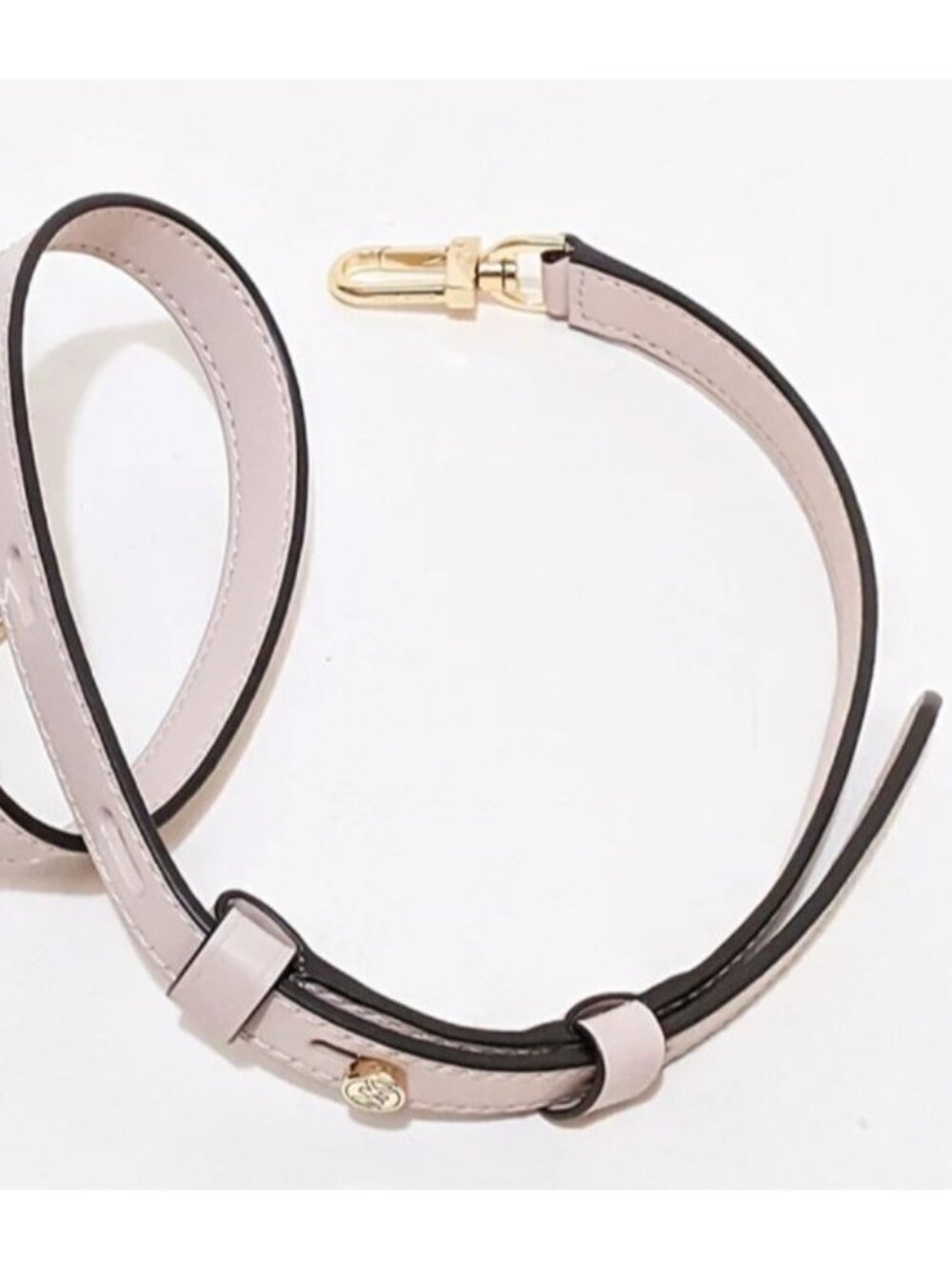 Michael Kors Adjustable Crossbody Strap Beige Leather Gold Hardware Replacement